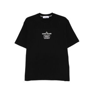 Stone Island Men's T-Shirts And Polos Black